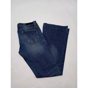 Rock & Roll Cowgirl Jeans Womens 31x34 Trouser Flare Dark Wash